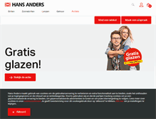 Tablet Screenshot of hansanders.nl